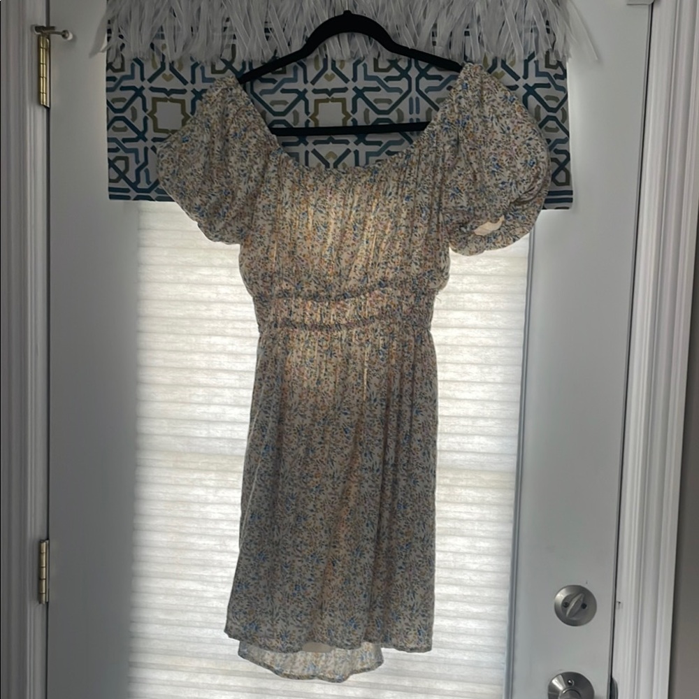 Floral Off-Shoulder Dress